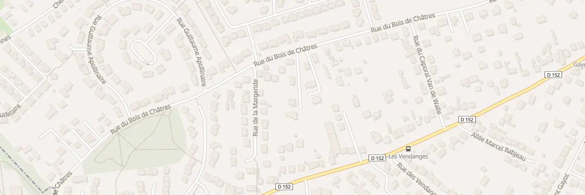 Plan du 117B Rue du Bois de Châtres à Brétigny-sur-Orge