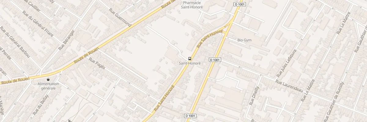 Plan du 62 Rue Saint-Honoré à Amiens
