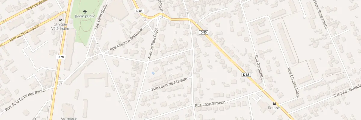 Plan du 3B Rue Victor Basch à Beaumont-sur-Oise