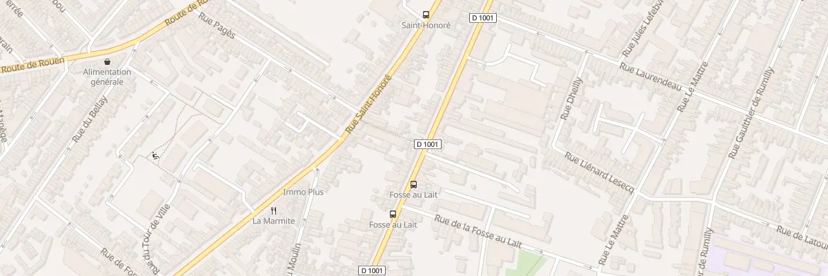 Plan du 172 Rue de Paris à Amiens
