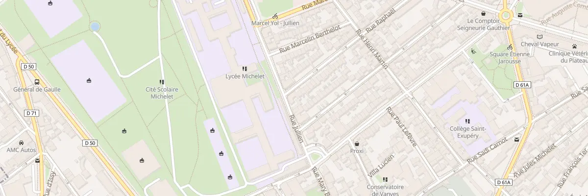 Plan du 2 Rue Raphaël à Vanves