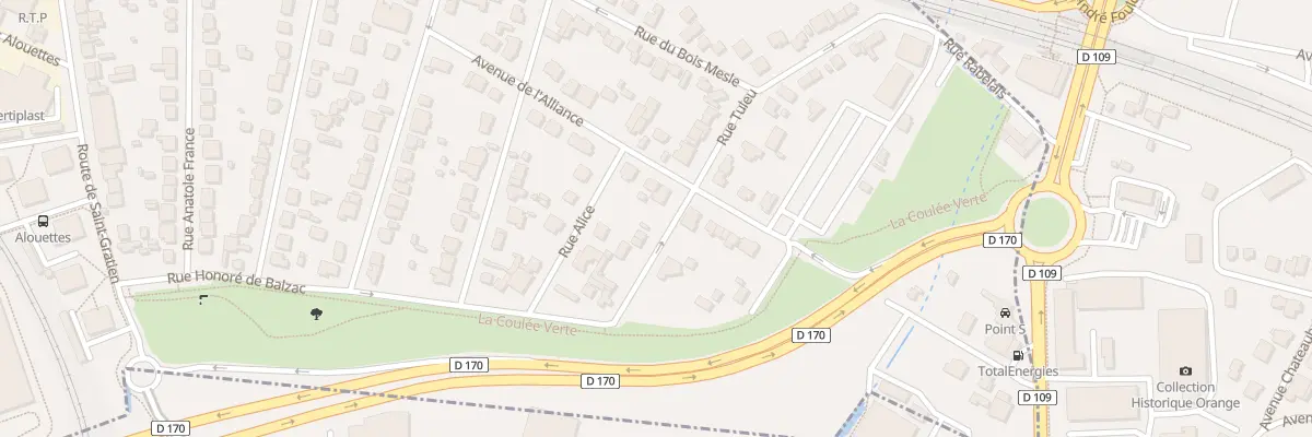 Plan du 22 Rue Tuleu à Eaubonne
