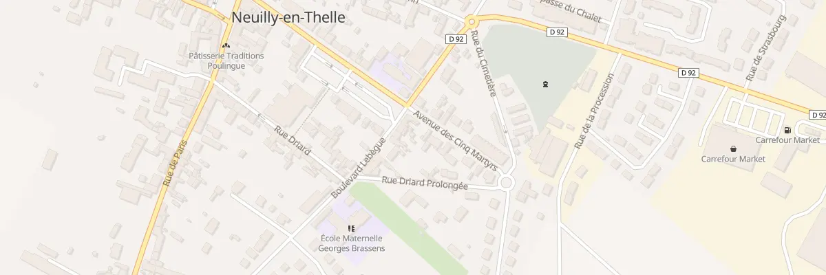 Plan du 9 Bd Lebègue à Neuilly-en-Thelle