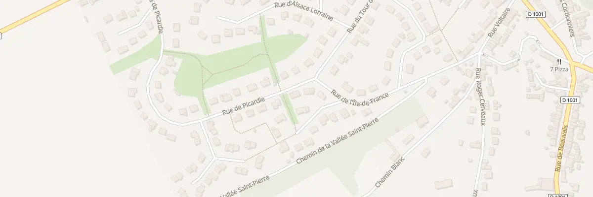 Plan du 3 Rue de Picardie à Breteuil