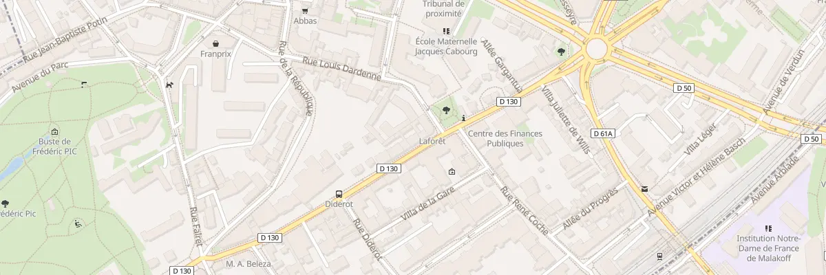 Plan du 31 Rue Raymond Marcheron à Vanves