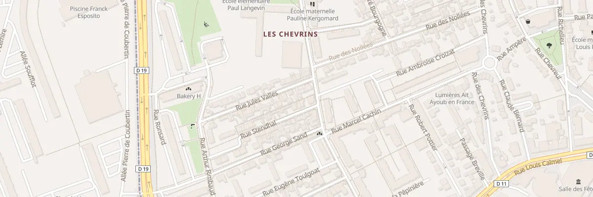 Plan du 55 Rue de la Couture Auxerre à Gennevilliers