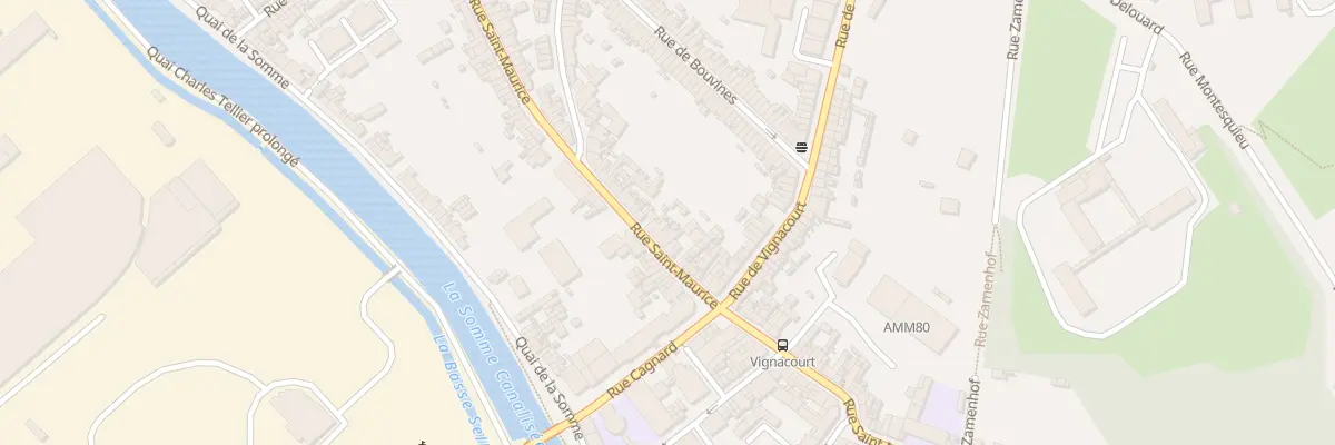 Plan du 100 Rue Saint-Maurice à Amiens