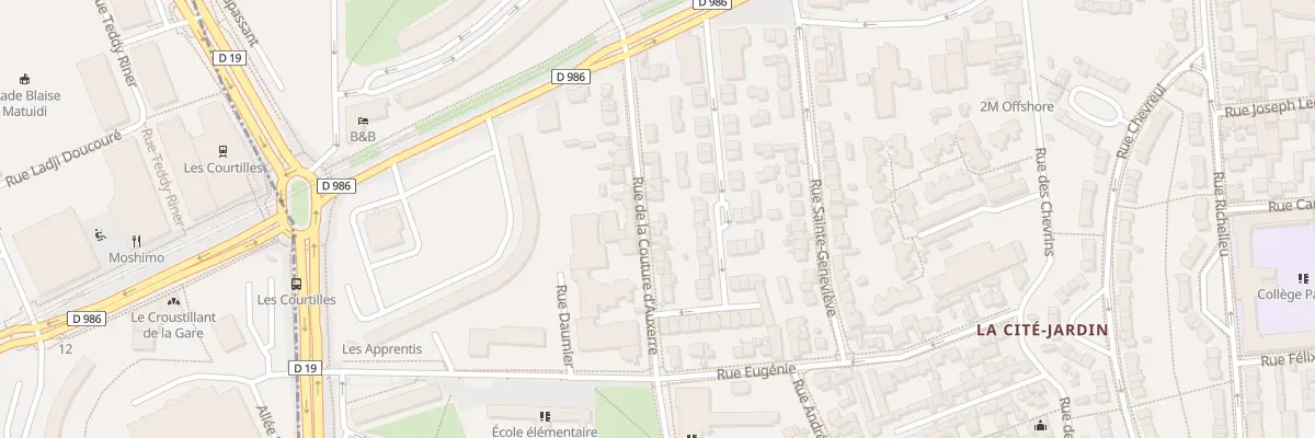 Plan du 118 Rue de la Couture Auxerre à Gennevilliers