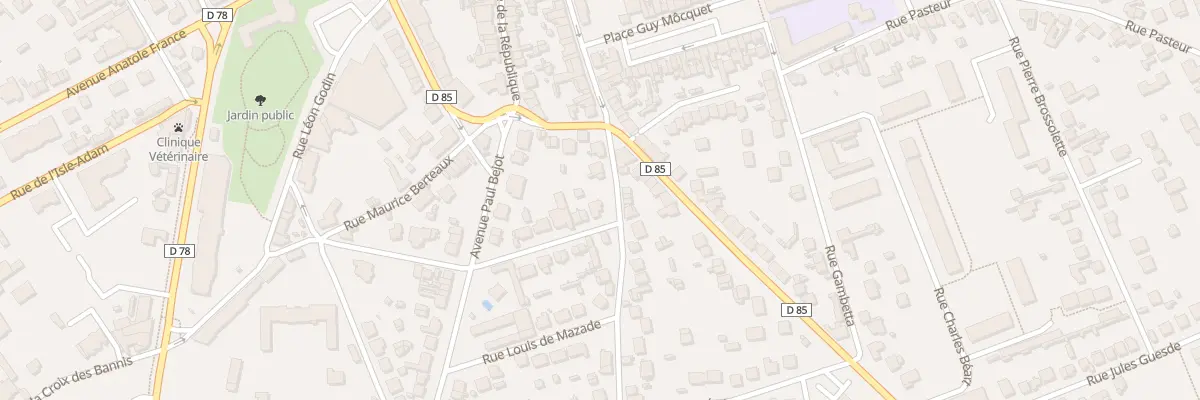 Plan du 2 Rue Victor Basch à Beaumont-sur-Oise