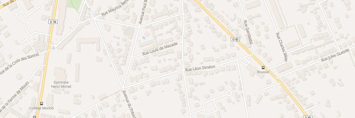Plan du 10B Rue Voltaire à Beaumont-sur-Oise