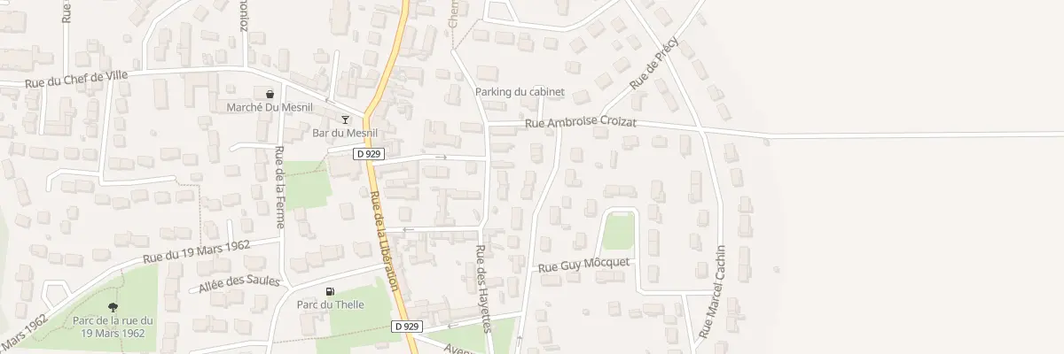 Plan du 11 Rue du Dr Andrieu au Mesnil-en-Thelle