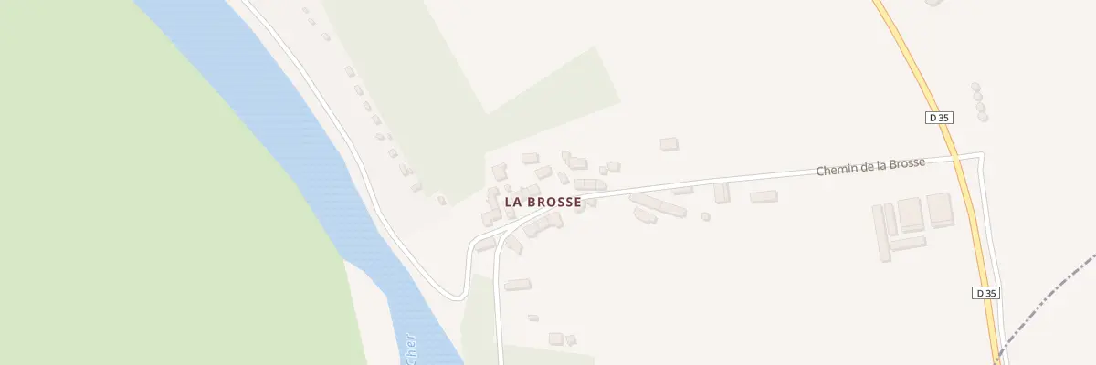Plan du 220 La Brosse à Lunery