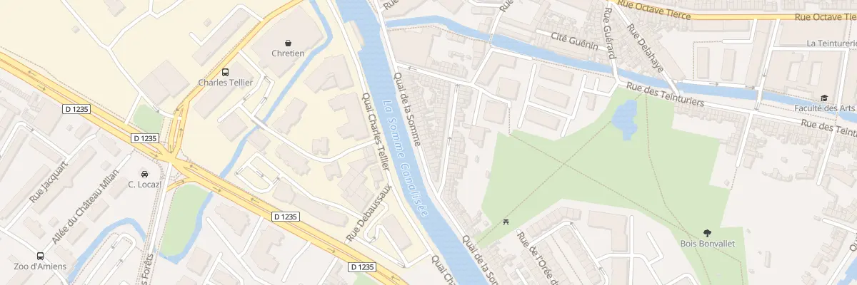 Plan du 122 Vc Quai de la Somme à Amiens