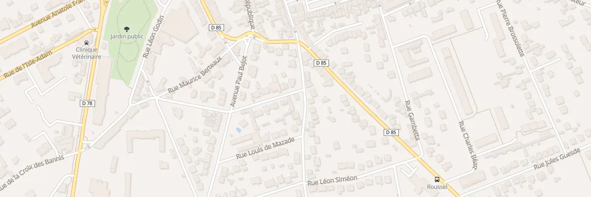 Plan du 1 Rue Victor Basch à Beaumont-sur-Oise