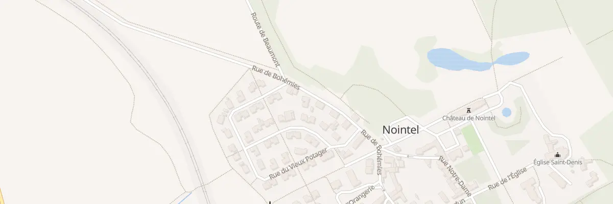 Plan du 33 Rue des Bohémies à Nointel