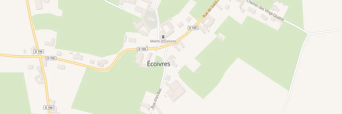 Plan du 1 Rue du Bas à Écoivres