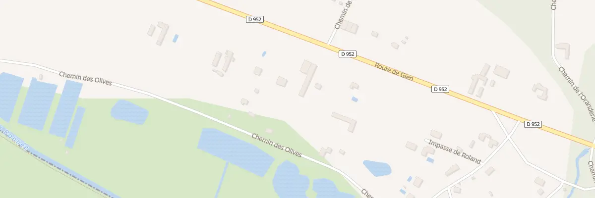 Plan du 88 Rte de Gien à Saint-Martin-d’Abbat