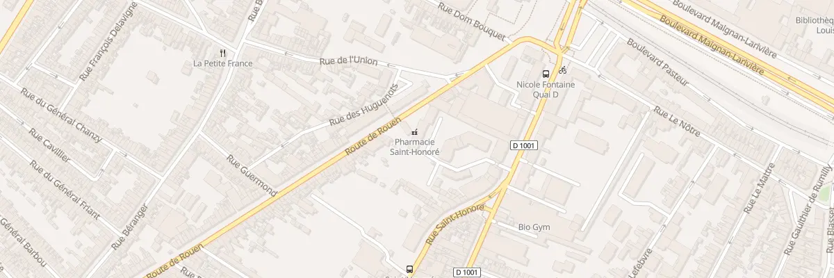 Plan du 38 Rue de Paris à Amiens