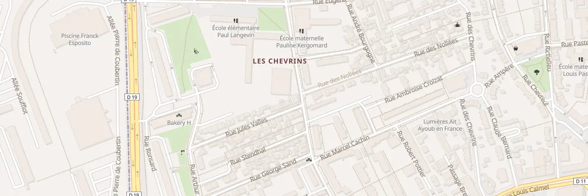 Plan du 63 Rue de la Couture Auxerre à Gennevilliers