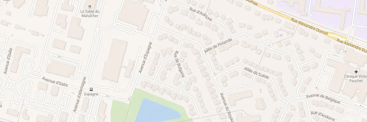 Plan du 3 Rue de Bulgarie à Amiens