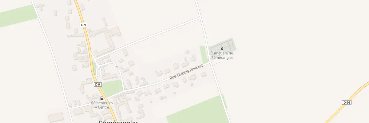 Plan du 9 Rue Dubois Philbert à Rémérangles