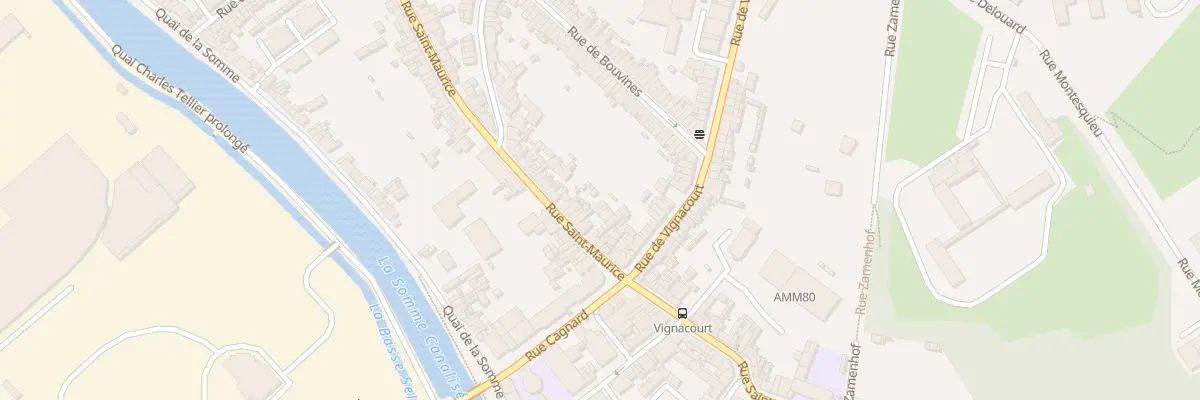 Plan du 96 Rue Saint-Maurice à Amiens