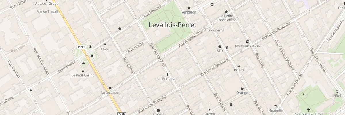 Plan du 70 Rue Aristide Briand à Levallois-Perret