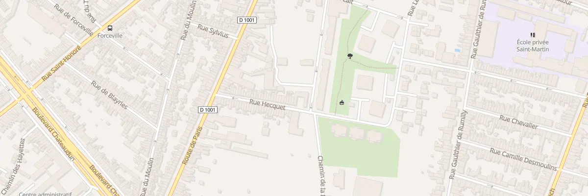 Plan du 55 Rue Hecquet à Amiens