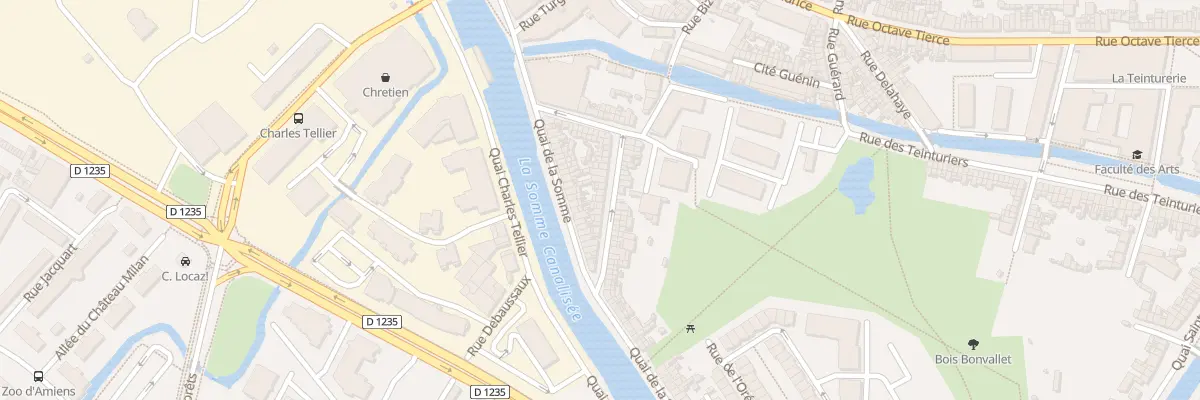 Plan du 21 Rue Bonvallet à Amiens
