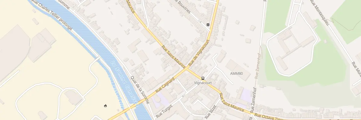 Plan du 80 Rue Saint-Maurice à Amiens