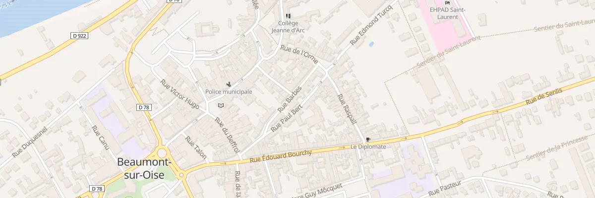 Plan du 2T Rue Barbes à Beaumont-sur-Oise