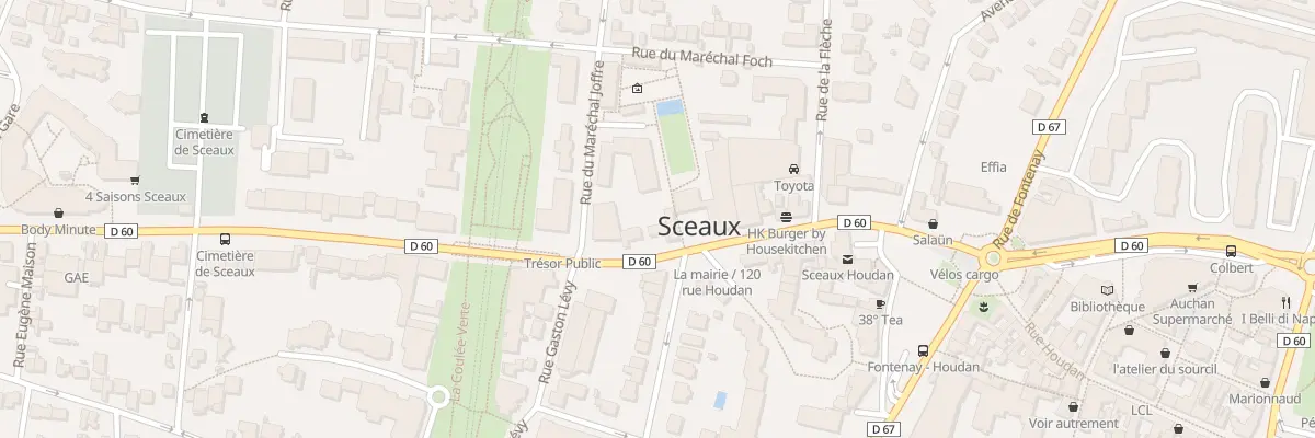 Plan du 124 Rue Houdan à Sceaux