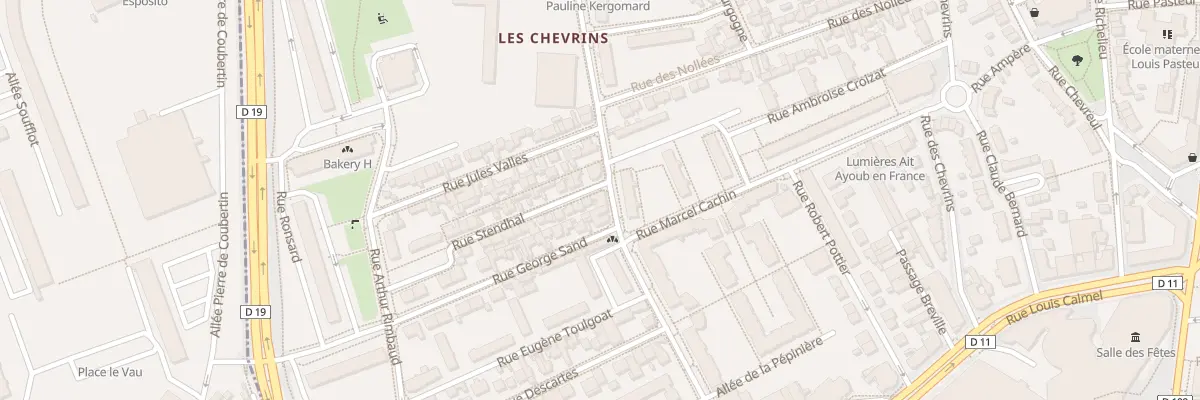 Plan du 51 Rue de la Couture Auxerre à Gennevilliers
