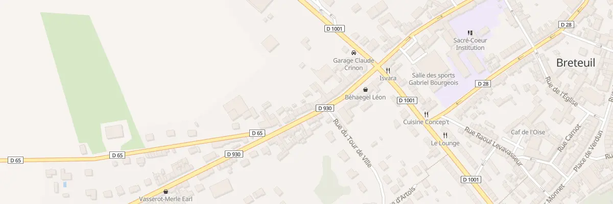 Plan du 18 Rue de Crèvecoeur à Breteuil