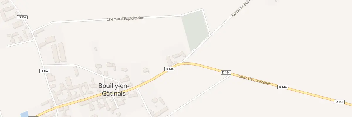 Plan du 27 Rte de Courcelles à Bouilly-en-Gâtinais