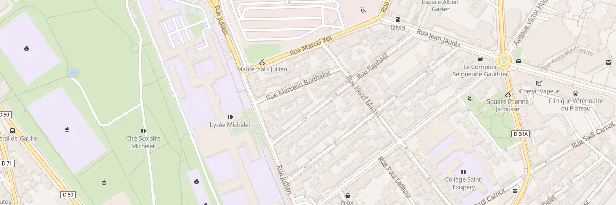 Plan du 23 Rue Raphaël à Vanves