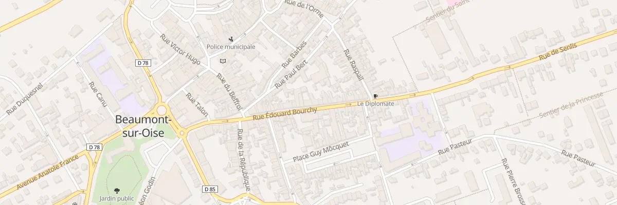 Plan du 31 Rue Edouard Bourchy à Beaumont-sur-Oise