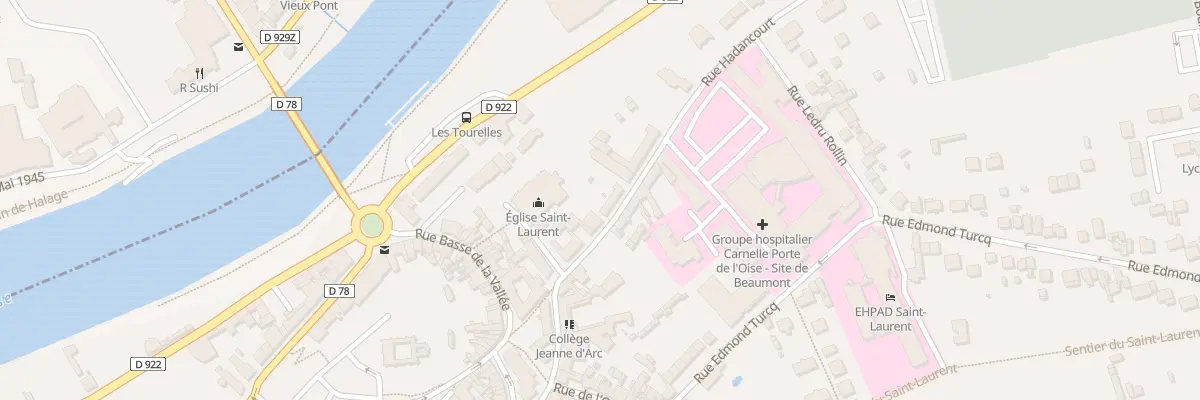 Plan du 7 Rue Hadancourt à Beaumont-sur-Oise