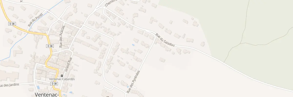 Plan du 15 Rue des Pyrénées à Ventenac-Cabardès