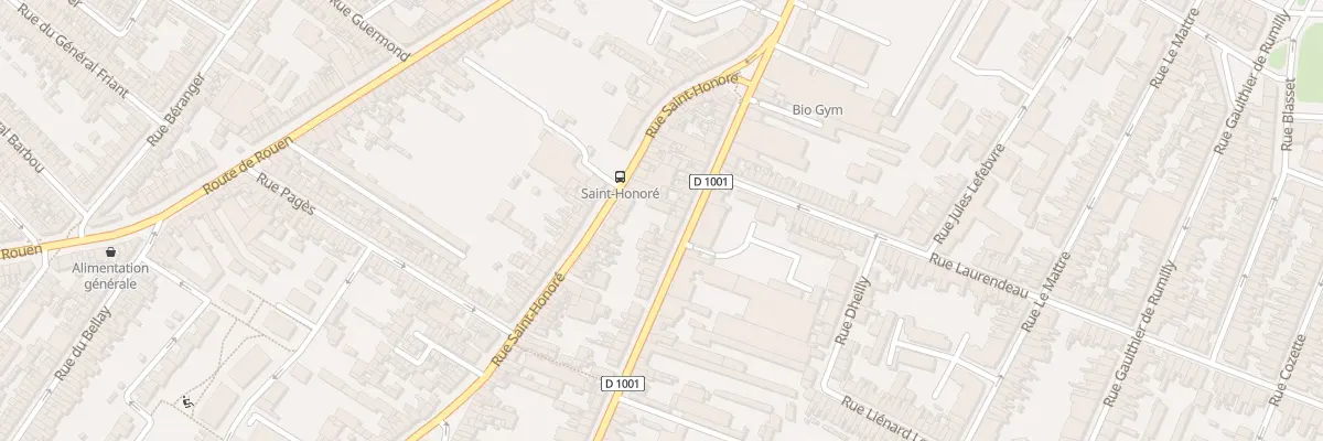 Plan du 110 Rue de Paris à Amiens