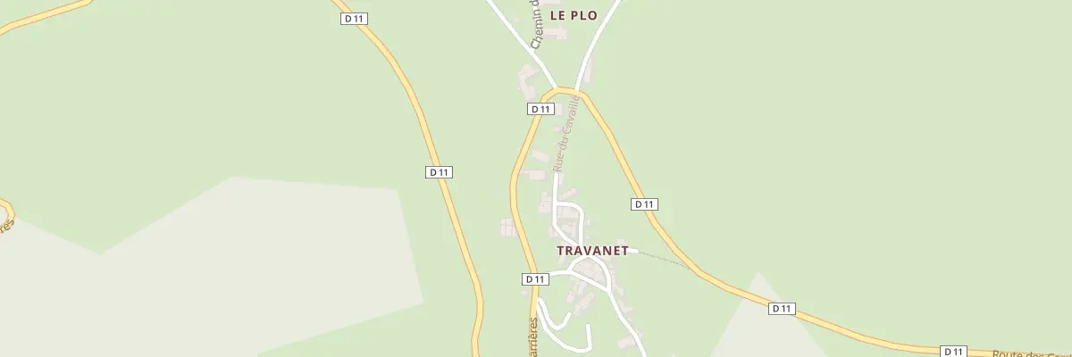 Plan du 1986 Rte des Carrières à Terre-de-Bancalié