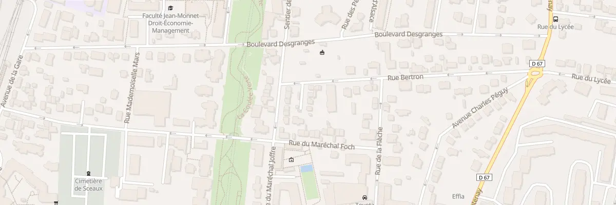 Plan du 3 Imp des Chalets à Sceaux