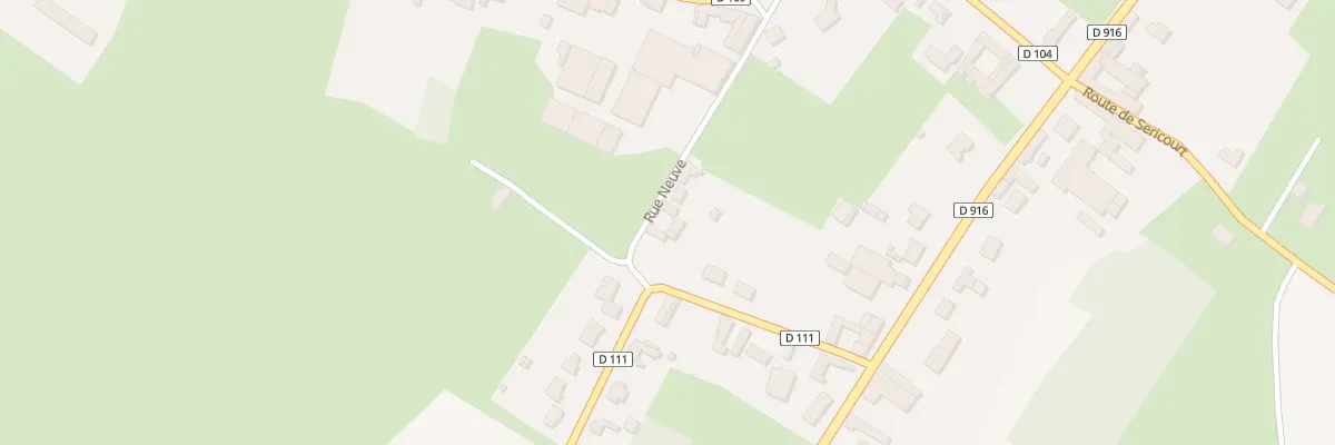 Plan du 2 Rue Neuve à Nuncq-Hautecôte