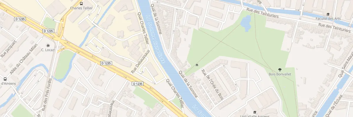 Plan du 98 Vc Quai de la Somme à Amiens