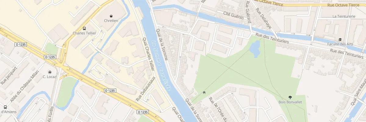 Plan du 26 Rue Bonvallet à Amiens