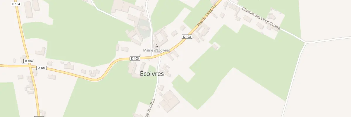 Plan du 12 Rue de Saint Pol à Écoivres