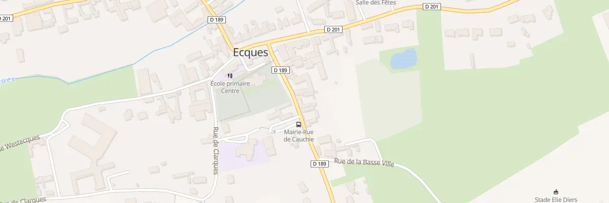 Plan du 92 Rue de Cauchie à Ecques