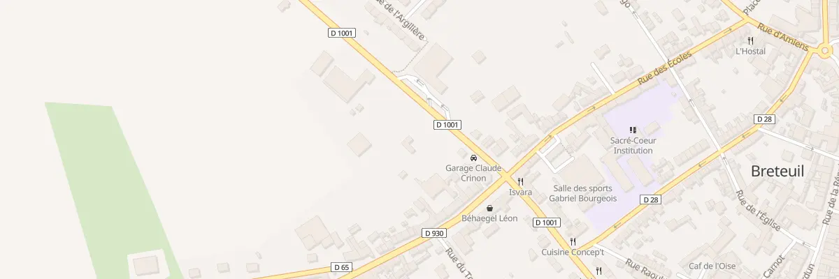 Plan du 57 Av du Gen Frere à Breteuil