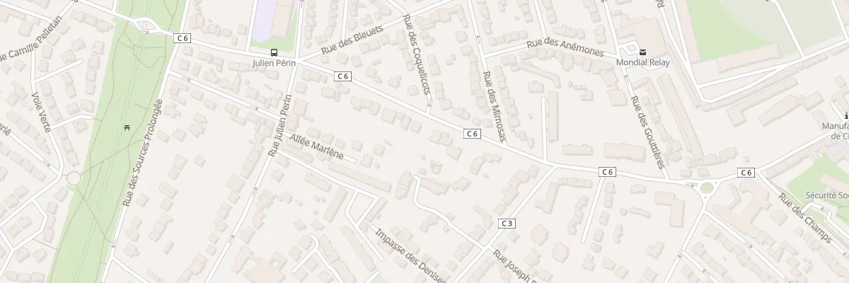 Plan du 105 Av Bois de Verrieres à Antony