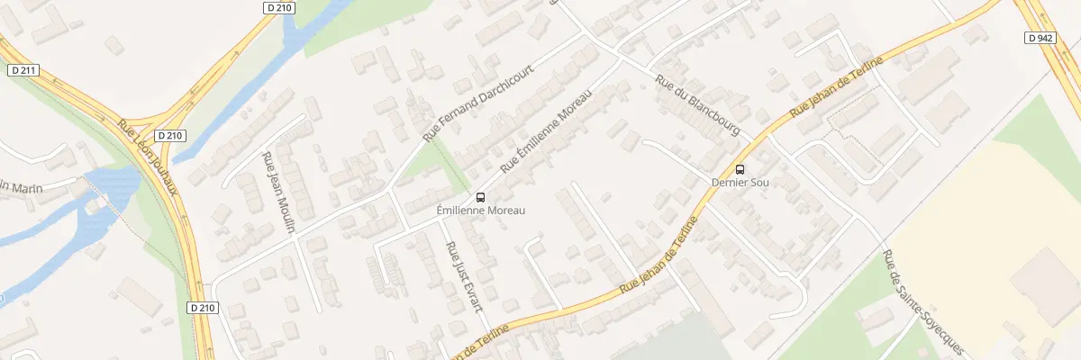 Plan du 21 Rue Emilienne Moreau à Blendecques